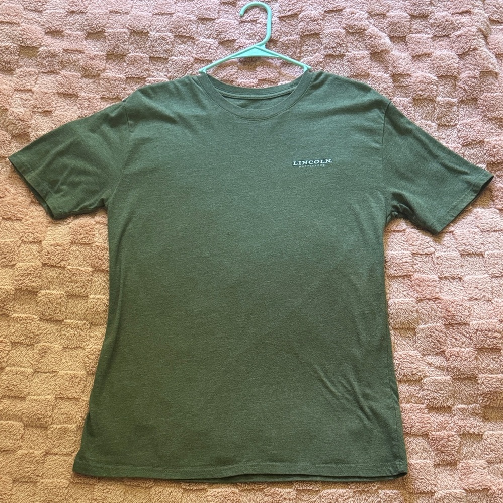 Lincoln Olive Green Men's Short Sleeve Tee